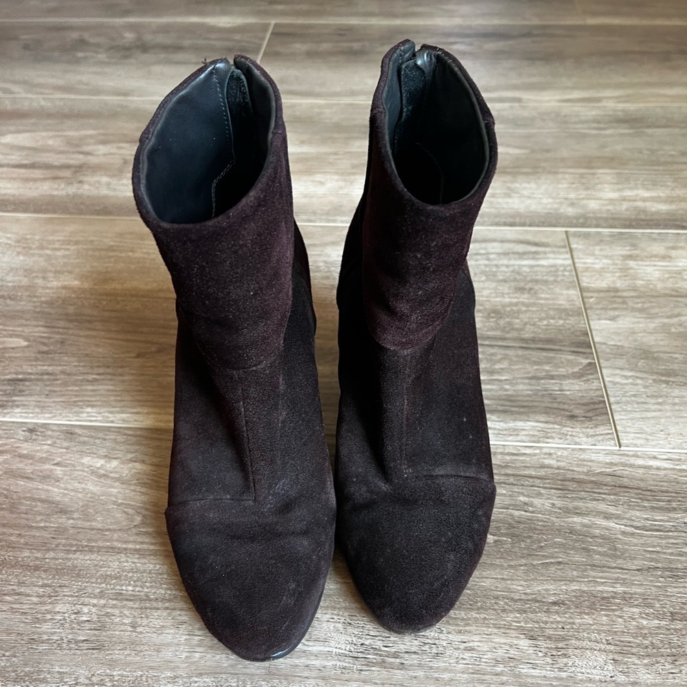 Rag & Bone Newbury rich brown suede bootie size 36=6 in fair condition - Picture 7 of 16
